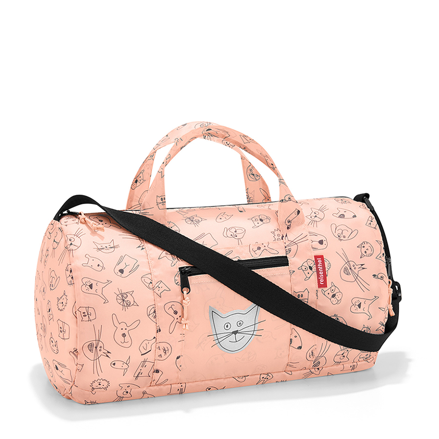 

Reisenthel Сумка детская складная dufflebag cats and dogs rose, Розовый