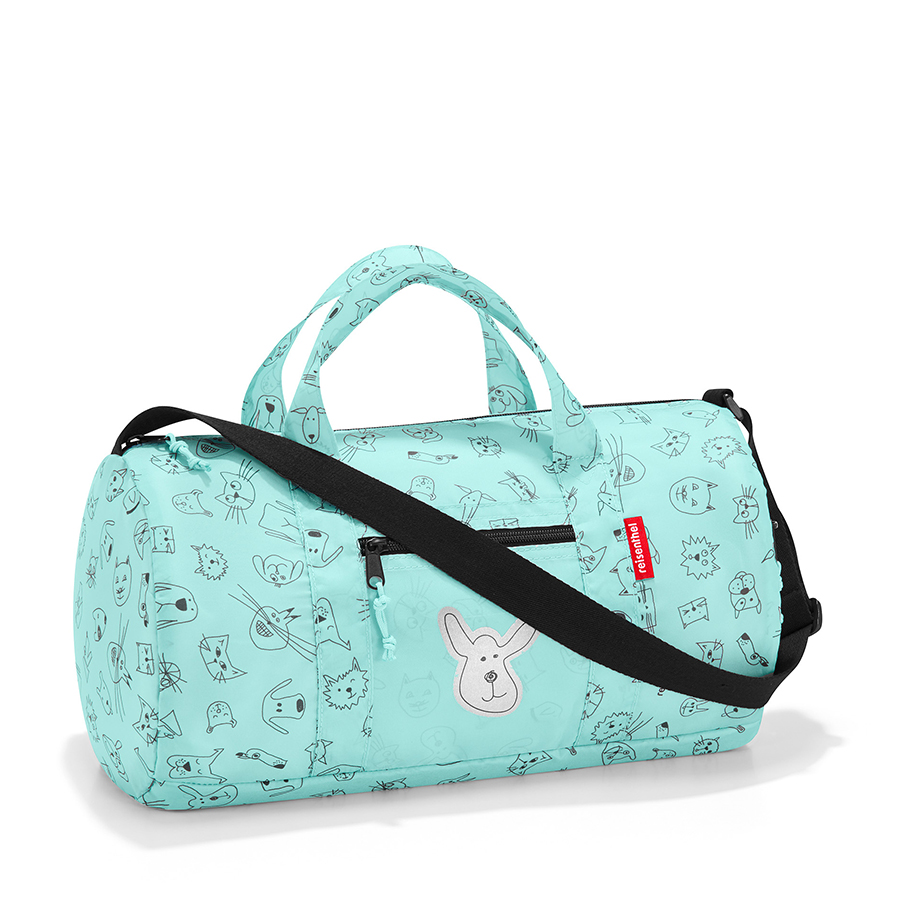 

Reisenthel Сумка детская складная dufflebag cats and dogs mint, Мятный