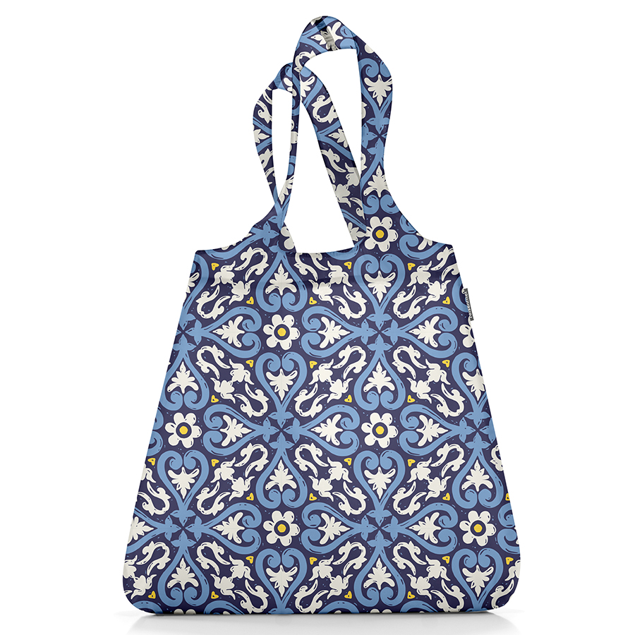 

Reisenthel Сумка складная mini maxi shopper floral 1, Синий