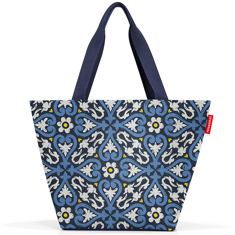 

Reisenthel Сумка shopper m floral 1, Синий