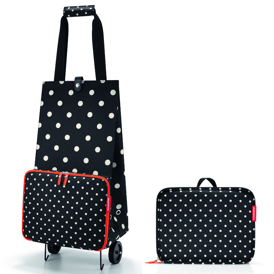 

Reisenthel Сумка на колесиках Foldabletrolley mixed dots, Черный
