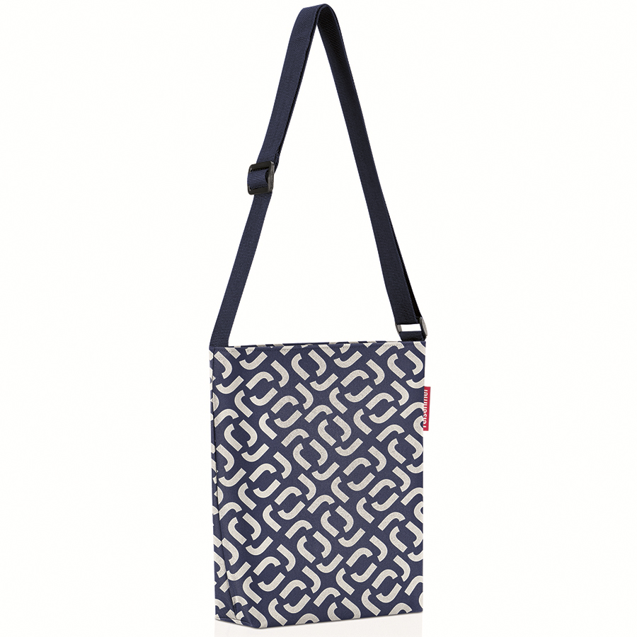 

Reisenthel Сумка shoulderbag s signature navy, Синий/белый