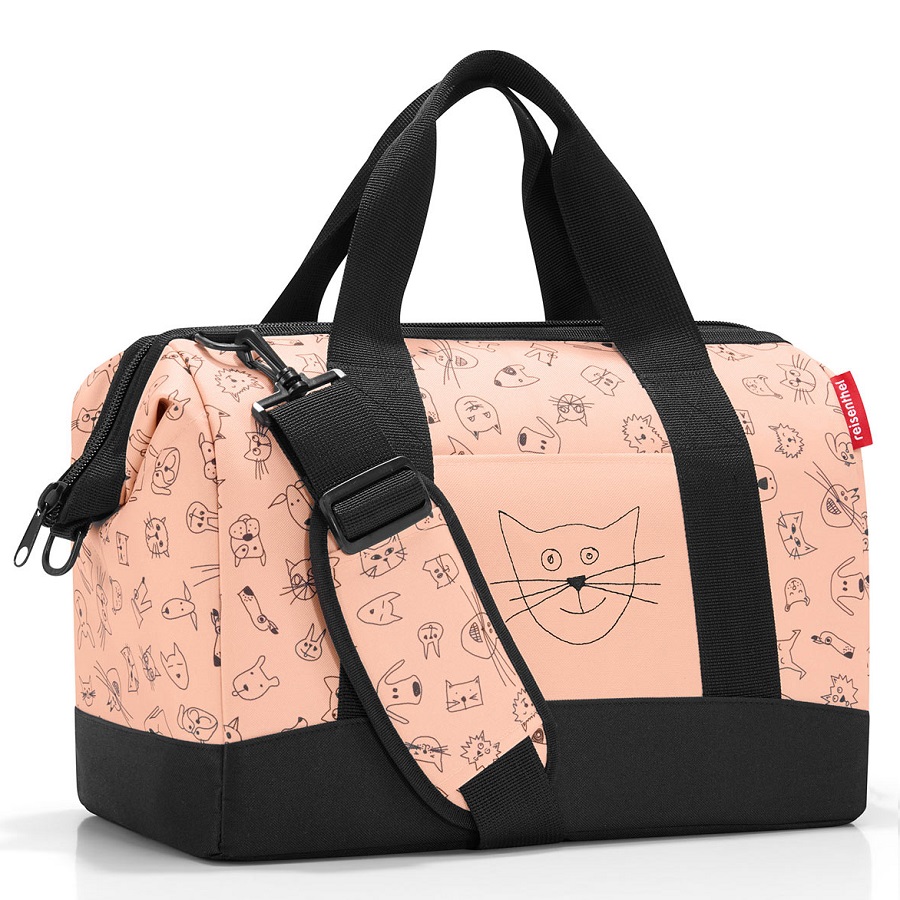 

Reisenthel Сумка детская Allrounder M Cats and dogs, розовая, Розовый
