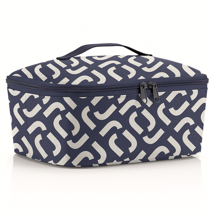 

Reisenthel Термосумка coolerbag m pocket signature navy, Синий/белый