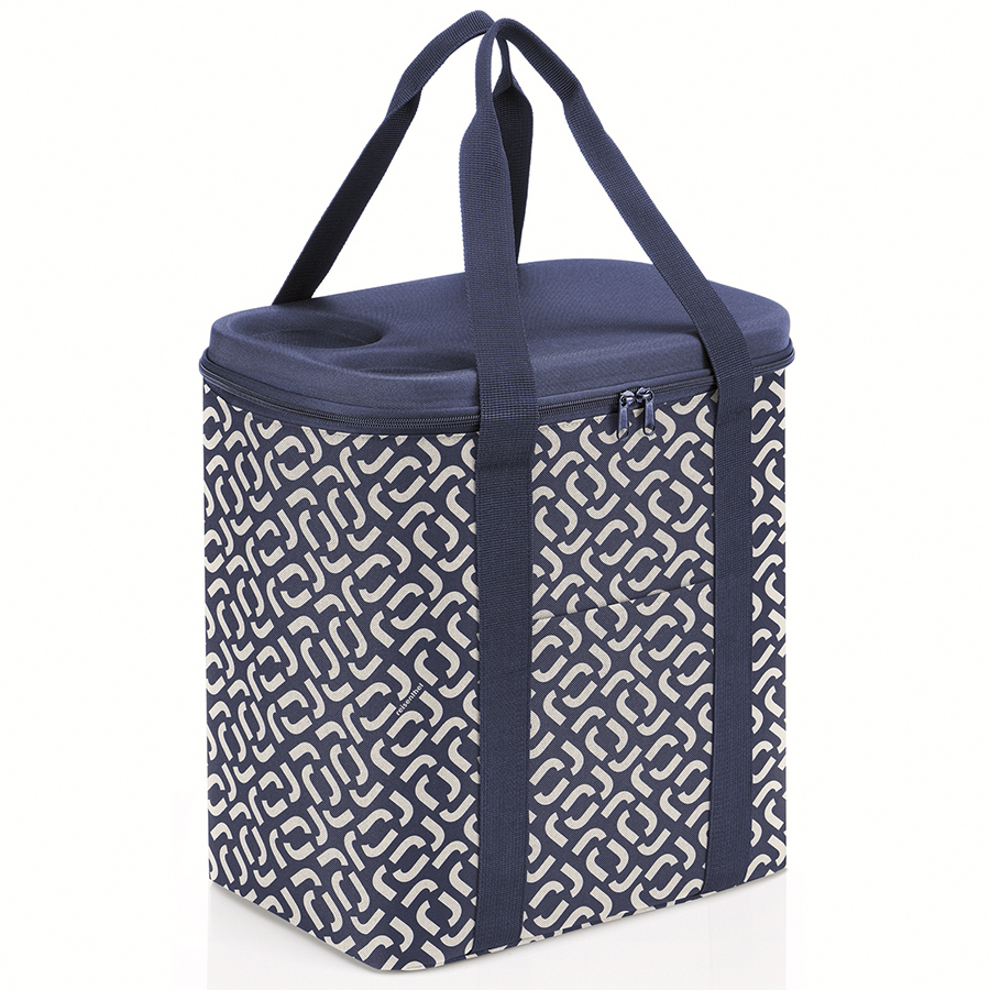 

Reisenthel Термосумка coolerbag xl signature navy, Синий/белый