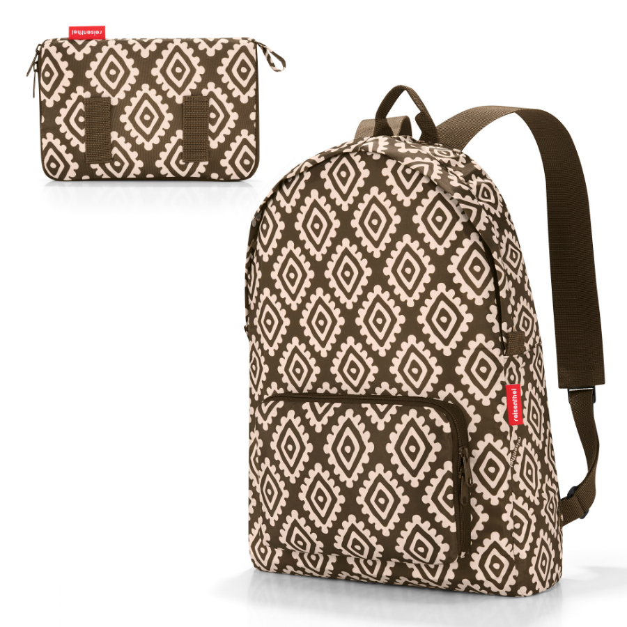 

Reisenthel Рюкзак складной Mini maxi diamonds mocha, Коричневый