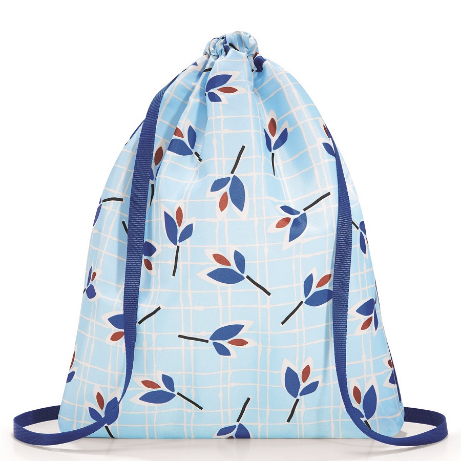 

Reisenthel Mini maxi sacpack Рюкзак складной leaves blue, Голубой