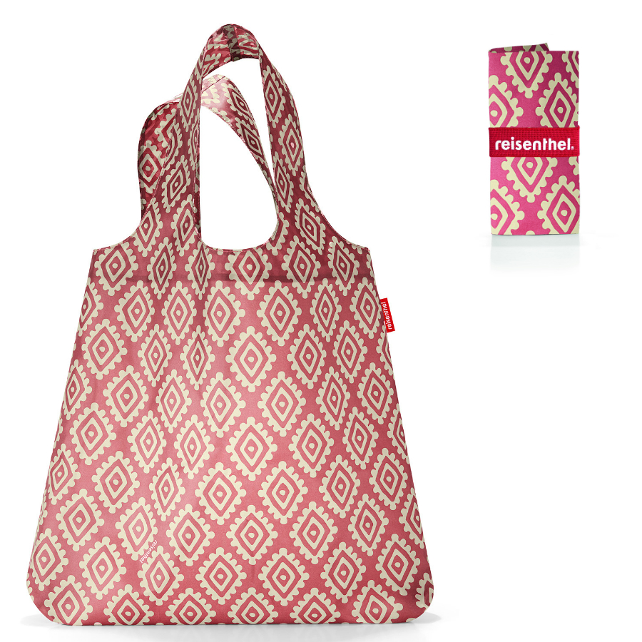 

Reisenthel Сумка складная Mini maxi shopper diamonds rouge, Розовый