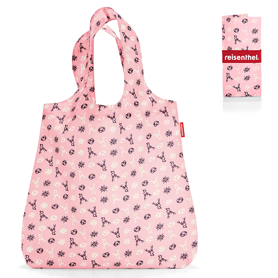 

Reisenthel Сумка складная Mini maxi shopper bavaria rose, Розовый