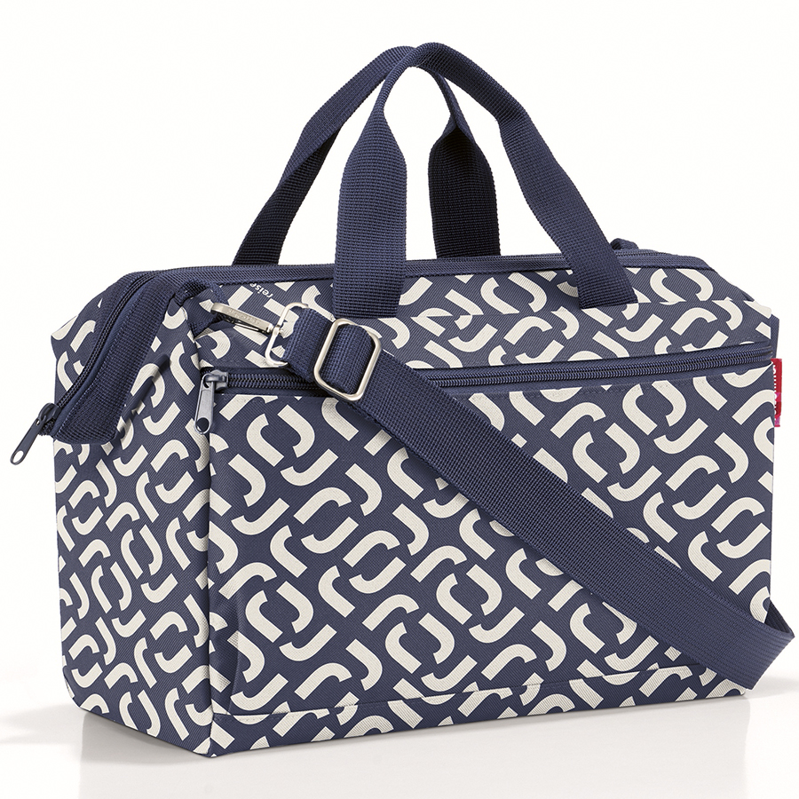 

Reisenthel Сумка allrounder s pocket signature navy, Синий/белый