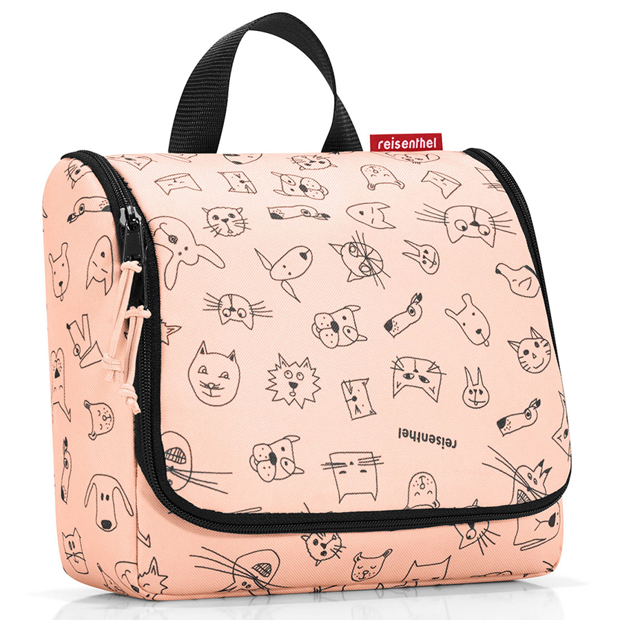 

Reisenthel Сумка-органайзер toiletbag cats and dogs rose, Розовый