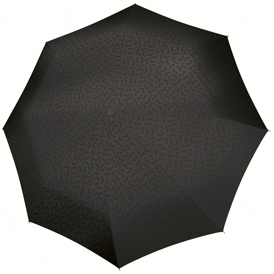 

Reisenthel Зонт-автомат pocket duomatic signature black hot print, Черный