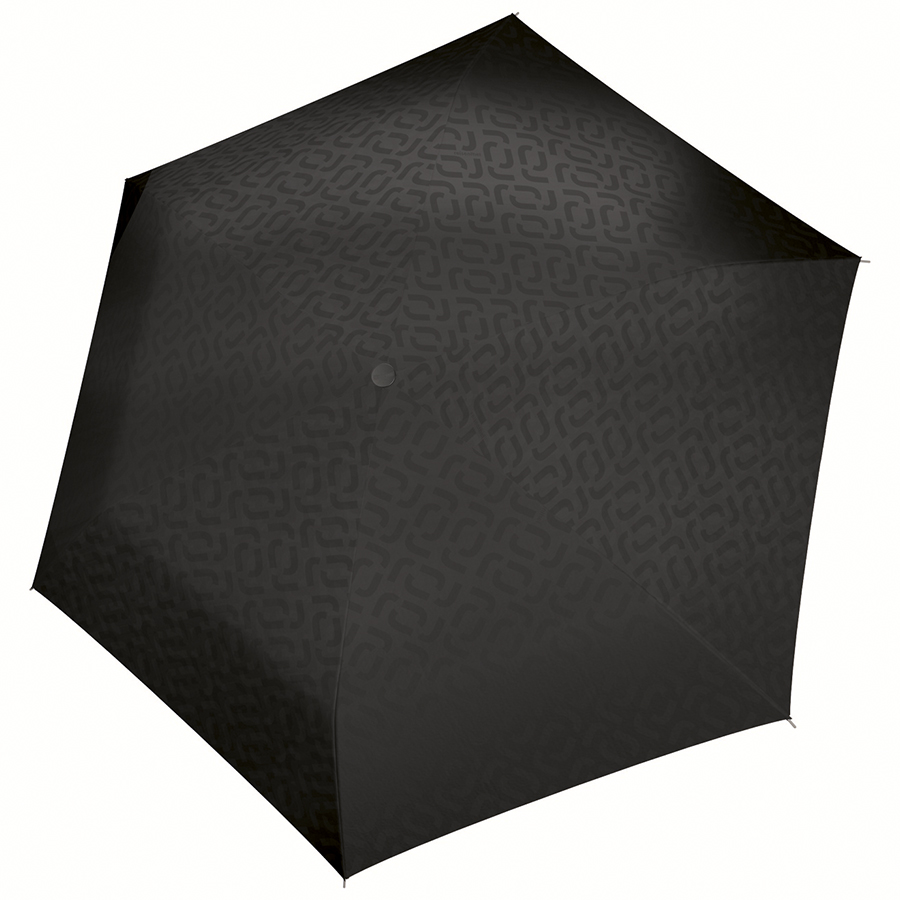 

Reisenthel Зонт механический pocket mini signature black hot print, Черный