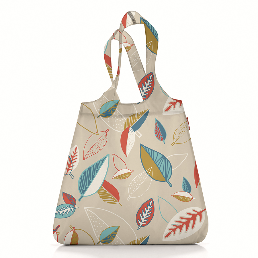 

Reisenthel Сумка складная mini maxi shopper leaves mocha, Бежевый