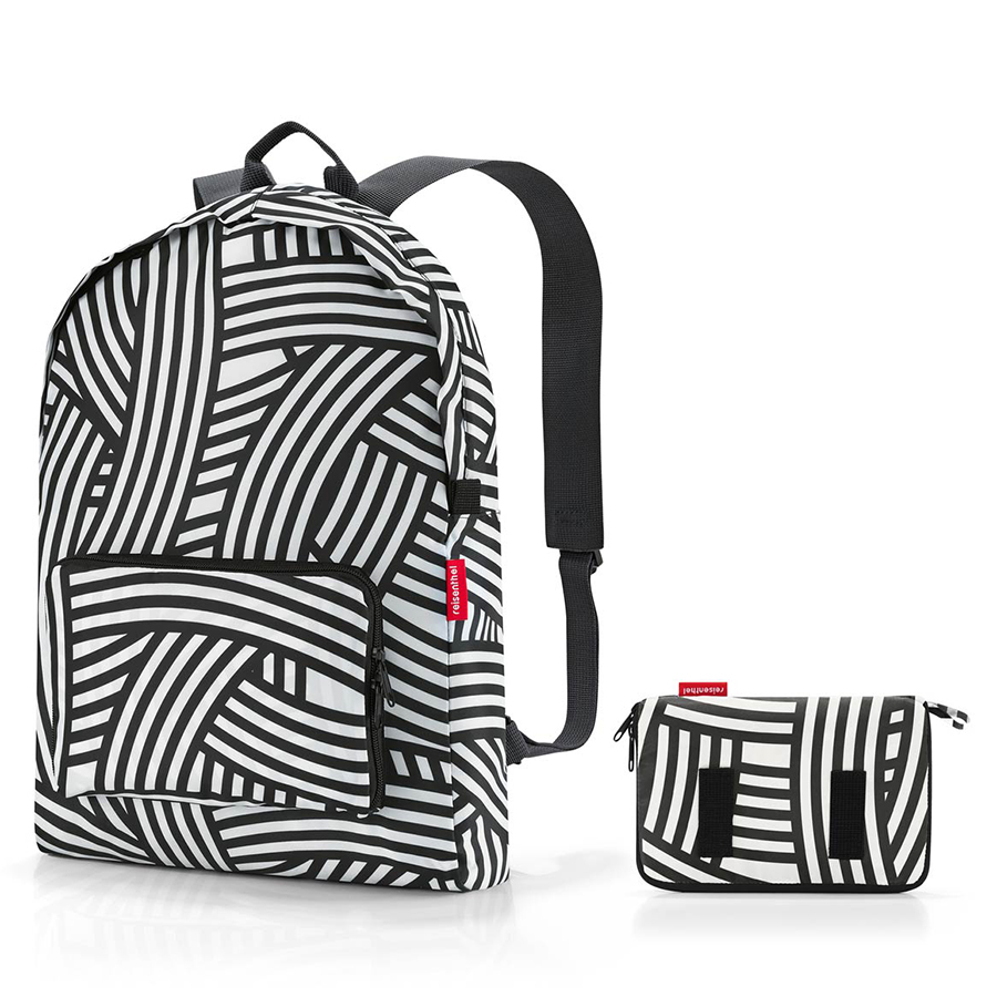 

Reisenthel Рюкзак складной mini maxi zebra, Чёрный/белый