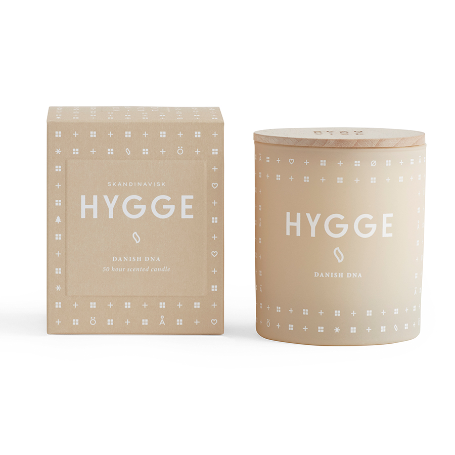

S K A N D I N A V I S K Свеча ароматическая hygge с крышкой, 190 г, Бежевый