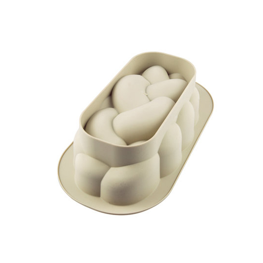 

Silikomart Форма для выпекания хлеба treccia 29 х 15,6 х 8,3 см силиконовая, Белый