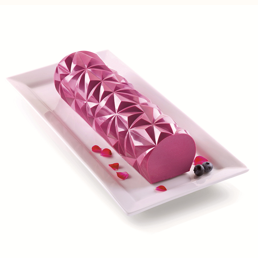 

Silikomart Набор для приготовления пирожных diamond buche, Белый
