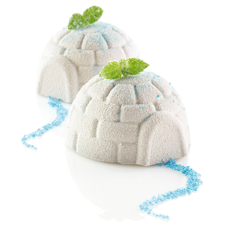 

Silikomart Форма для приготовления пирожных igloo силиконовая, Белый