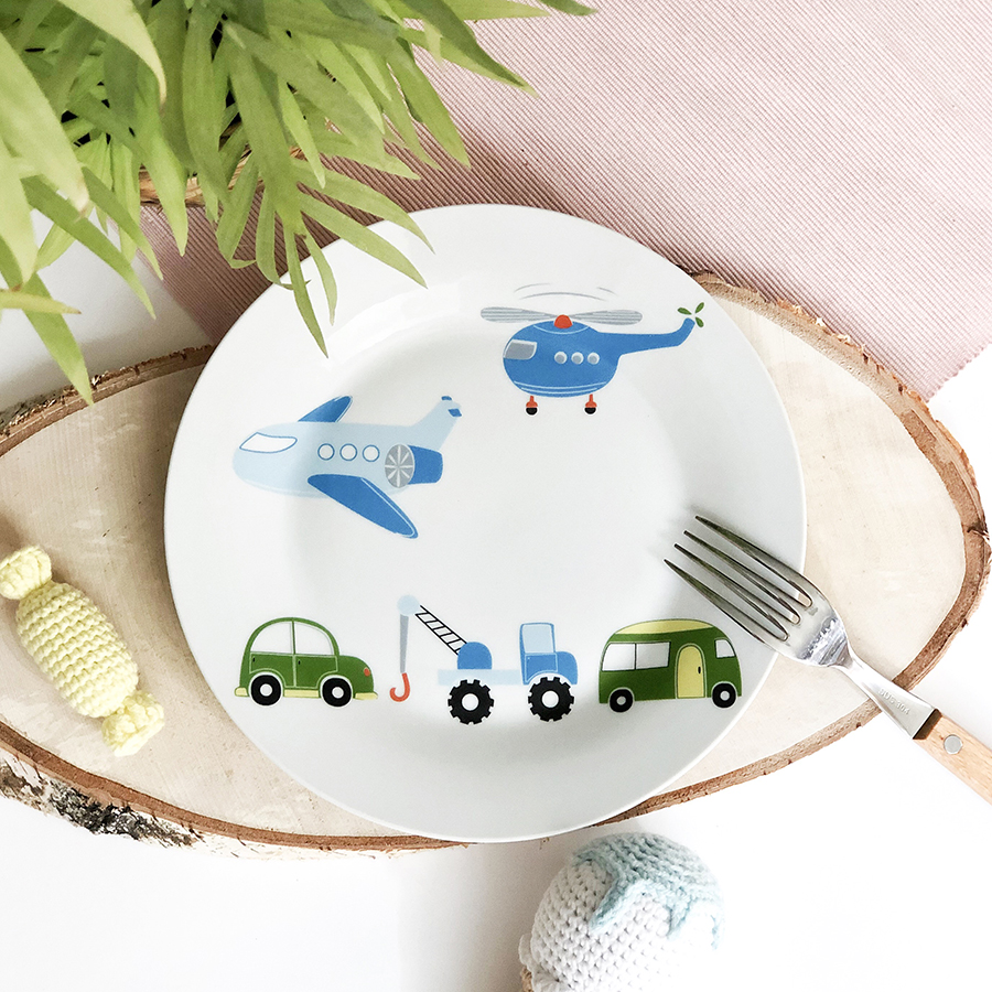 

Сотвори Чудо Тарелка baby car 20 см фарфор, Белый