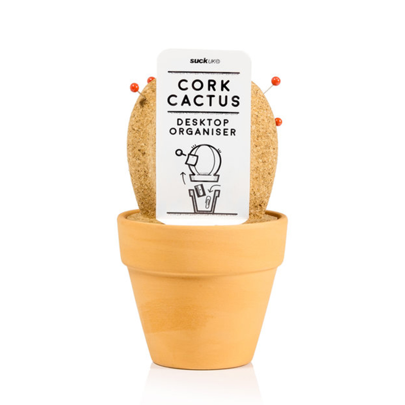 

Suck Uk Настольный органайзер cork cactus, Бежевый