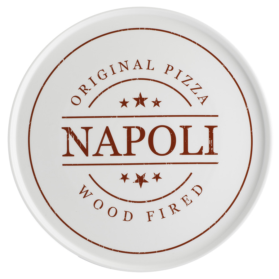 

TYPHOON Блюдо для пиццы world foods napoli, 31 см, Белый/красный