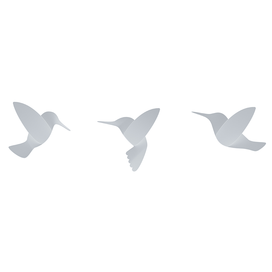 

Umbra Декор для стен Hummingbird 9 элементов белый