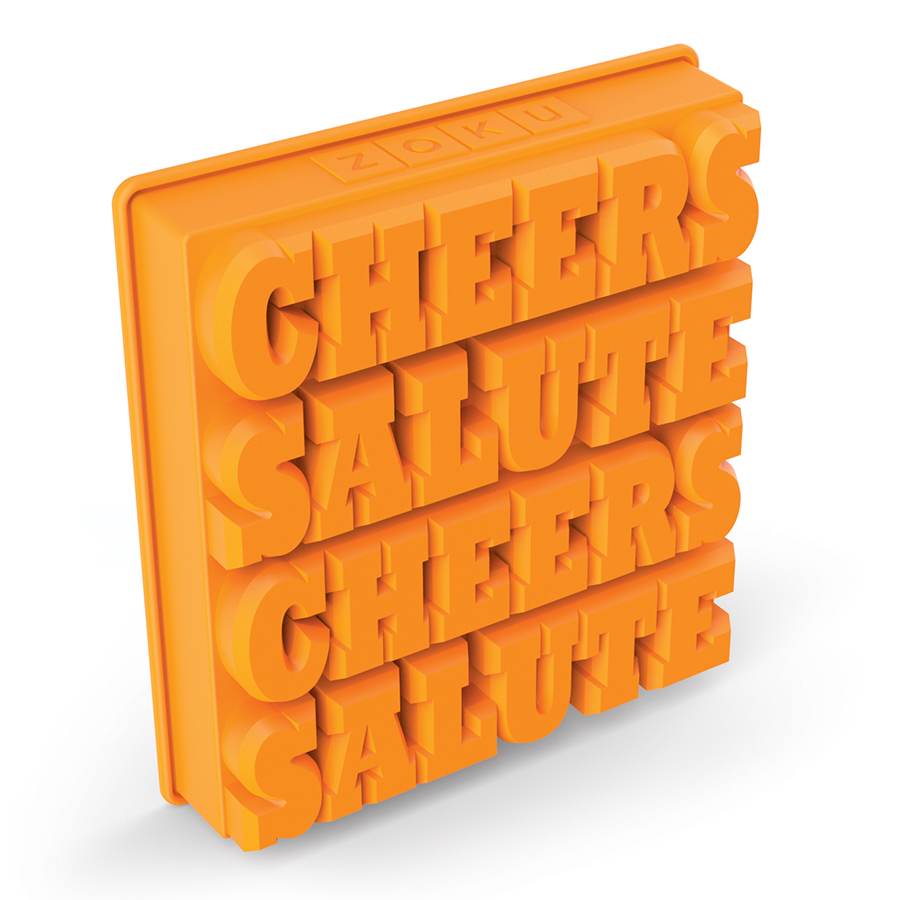 

Zoku Форма для льда cheers, Оранжевый